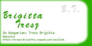 brigitta tresz business card